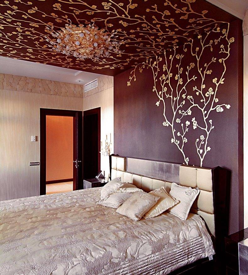 Потолок в спальне - 70 фото идей и новинок дизайна