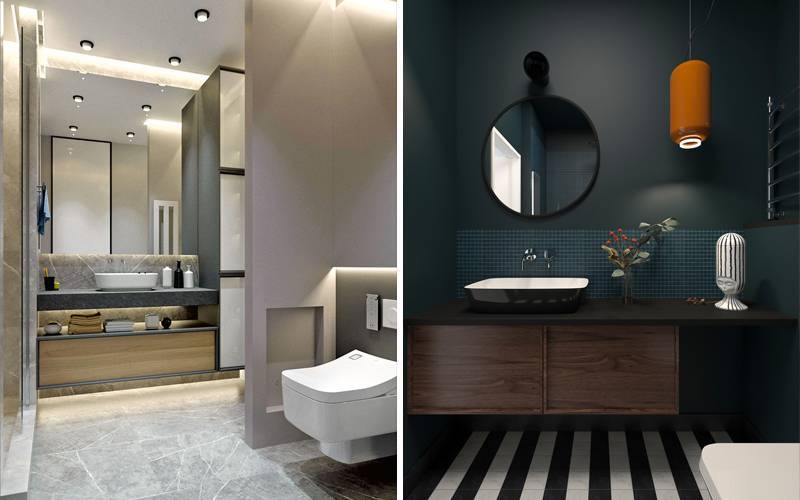 Дизайн ванной комнаты 2019-2020 - современные идеи с 90 фото
