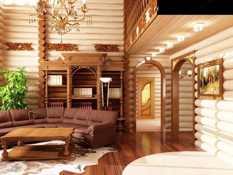Интерьер деревянного дома: идеи, стили, оформление и дизайн для загородных домов