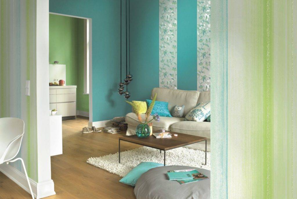 Мятный цвет: фото в интерьере различных комнат