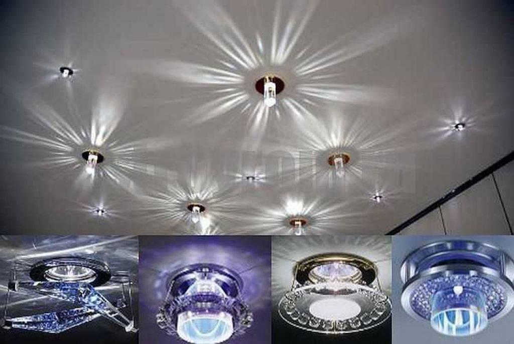 Варианты освещения потолка в комнате без люстры