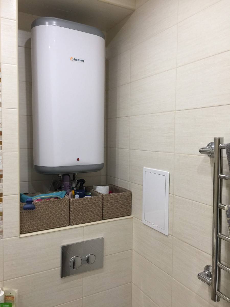 газовая колонка в ванной комнате дизайн