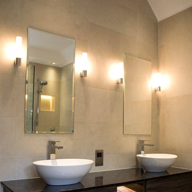 9 рекомендаций по освещению ванной: выбор и расположение светильников