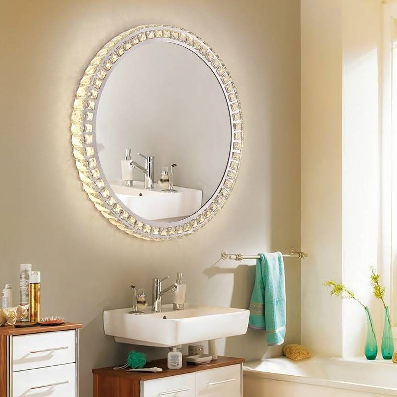 Высота зеркала над раковиной: правила и стандарты размещения зеркала над раковиной в ванной