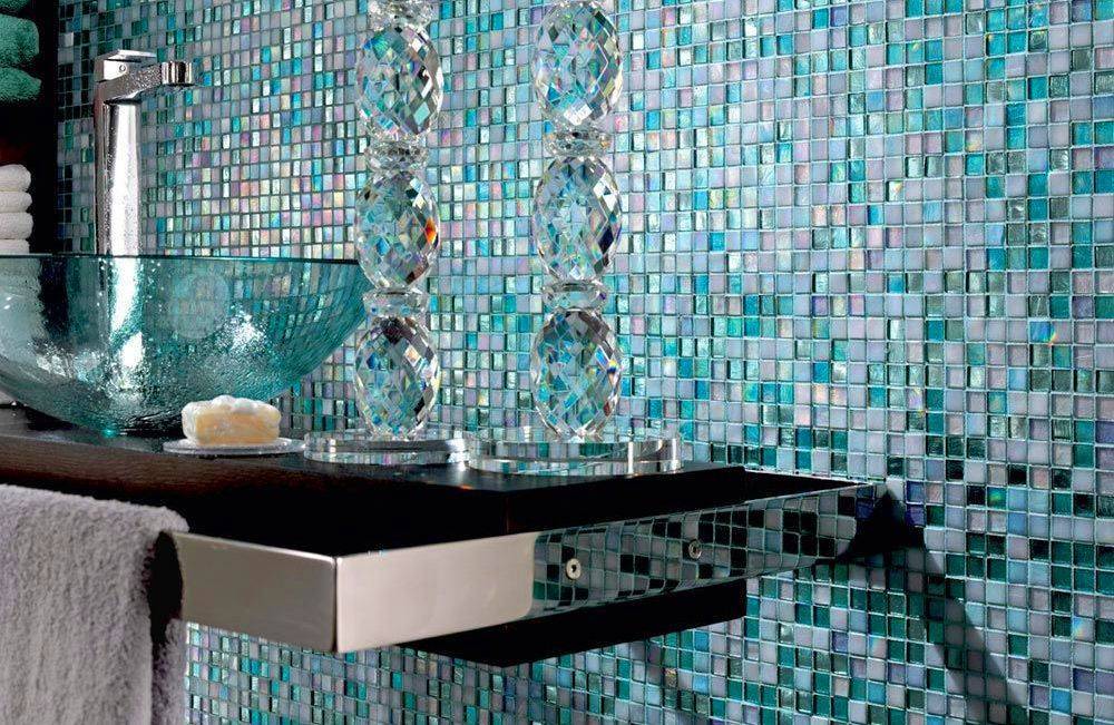Мозаика в интерьере ванной комнаты фото 100+