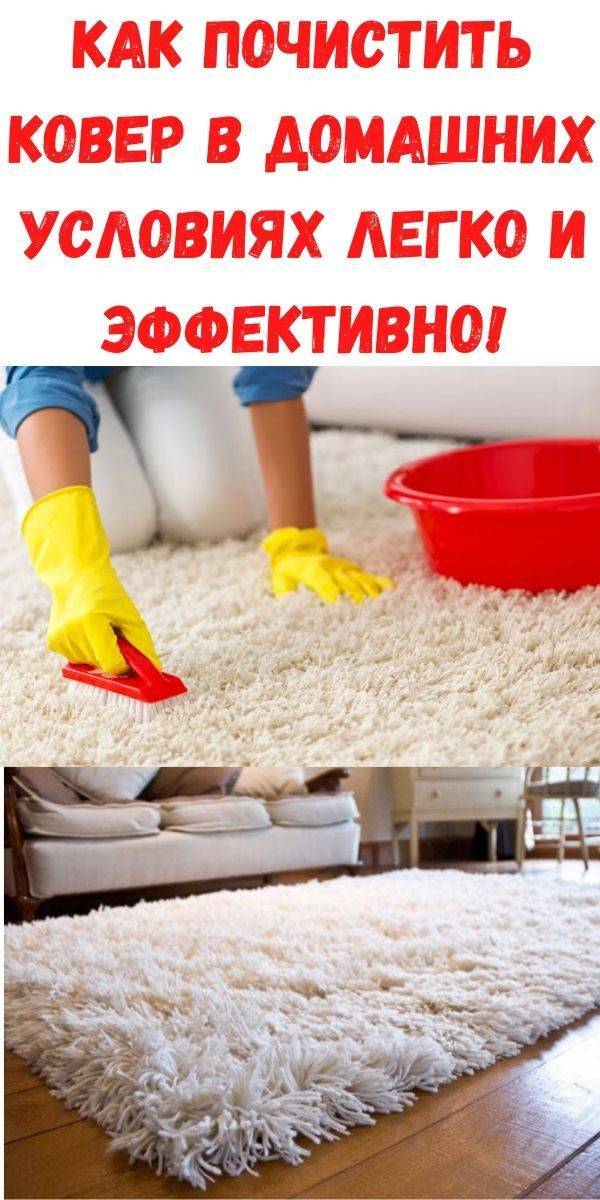 Делаем дом уютнее, или Как почистить ковёр в домашних условиях