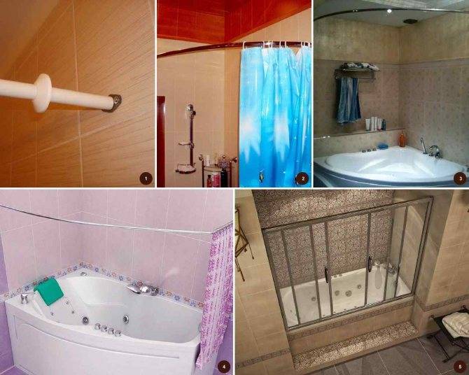 Раздвижные шторы для ванной: виды, нюансы применения, особенности монтажа и оформления (165 фото и видео)