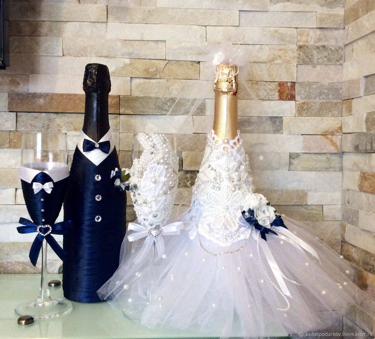 Как украсить бутылку шампанского на новый год, свадьбу, день рождения, юбилей своими руками? оформление шампанского к празднику своими руками