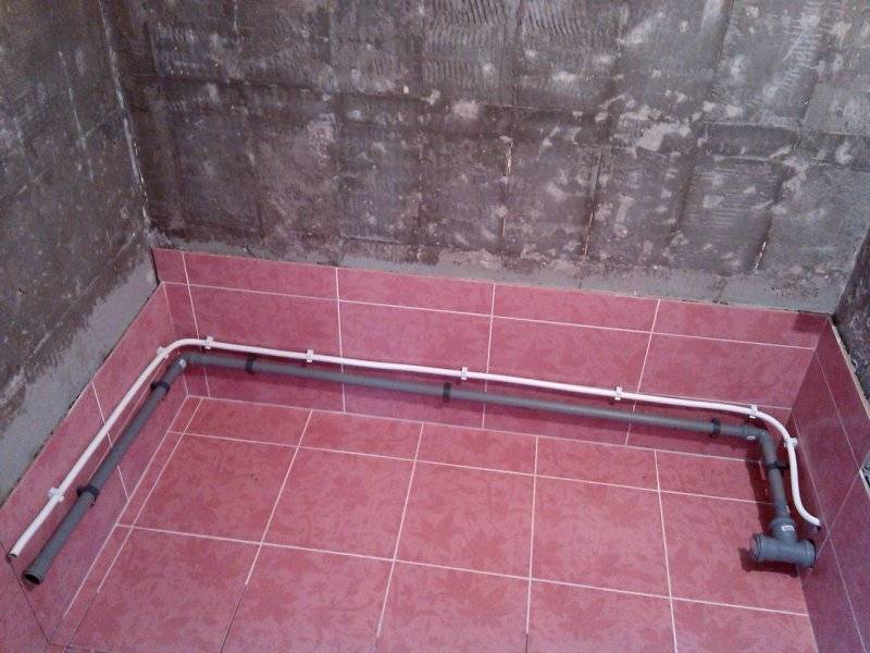 Как спрятать трубы в ванной под плитку? Советы мастеров, видео рекомендации