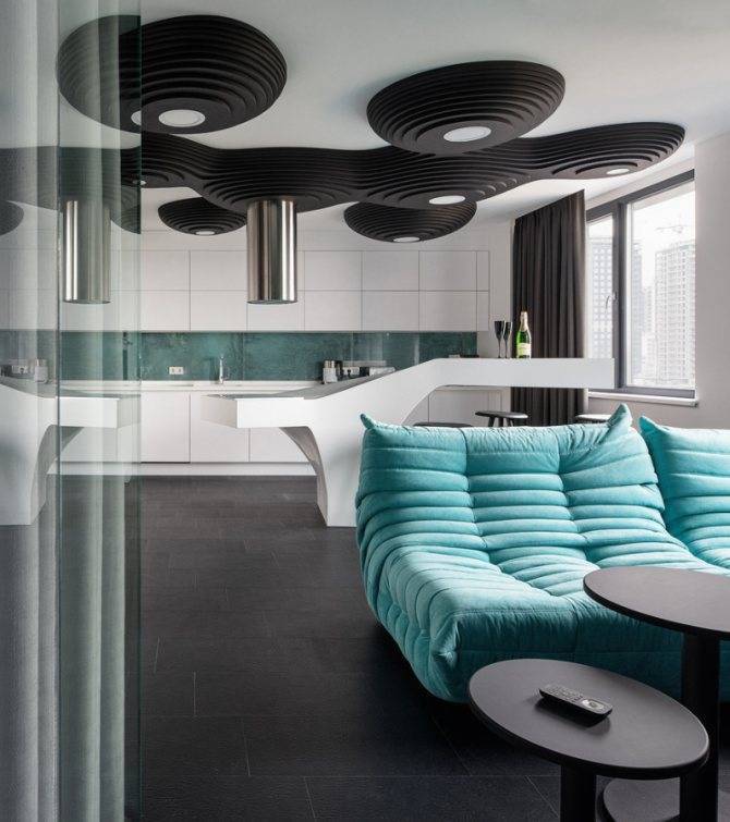 Идеи дизайна гостиной в стиле хай-тек - фото реальных интерьеров и советы