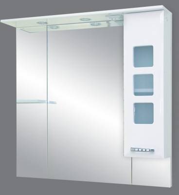Зеркальный шкаф в ванную – современный интерьер ванной комнаты и особенности применения шкафчика (110 фото)