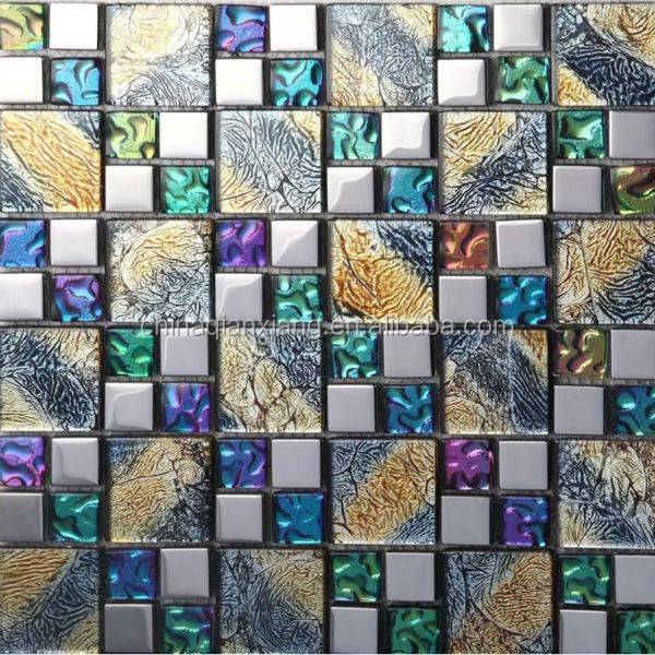 Стеклянная мозаика: фото коллекций, плюсы и минусы, укладка