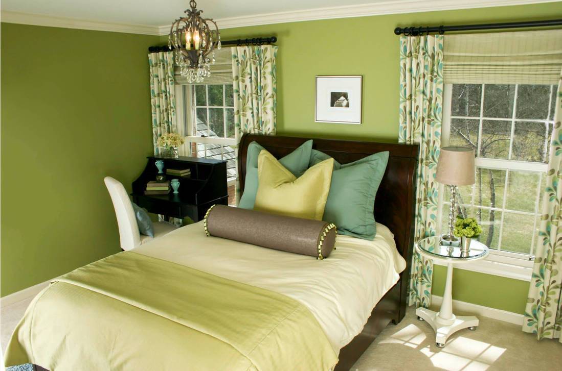 Зеленые обои (50 фото): в интерьере гостиной, фон с рисунком для стен, салатовый тон для комнаты, какие оттенки