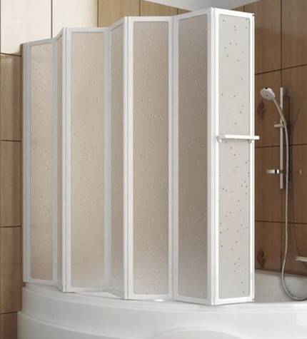 Раздвижная ширма для ванны: особенности выбора и устройства защитной конструкции от брызг