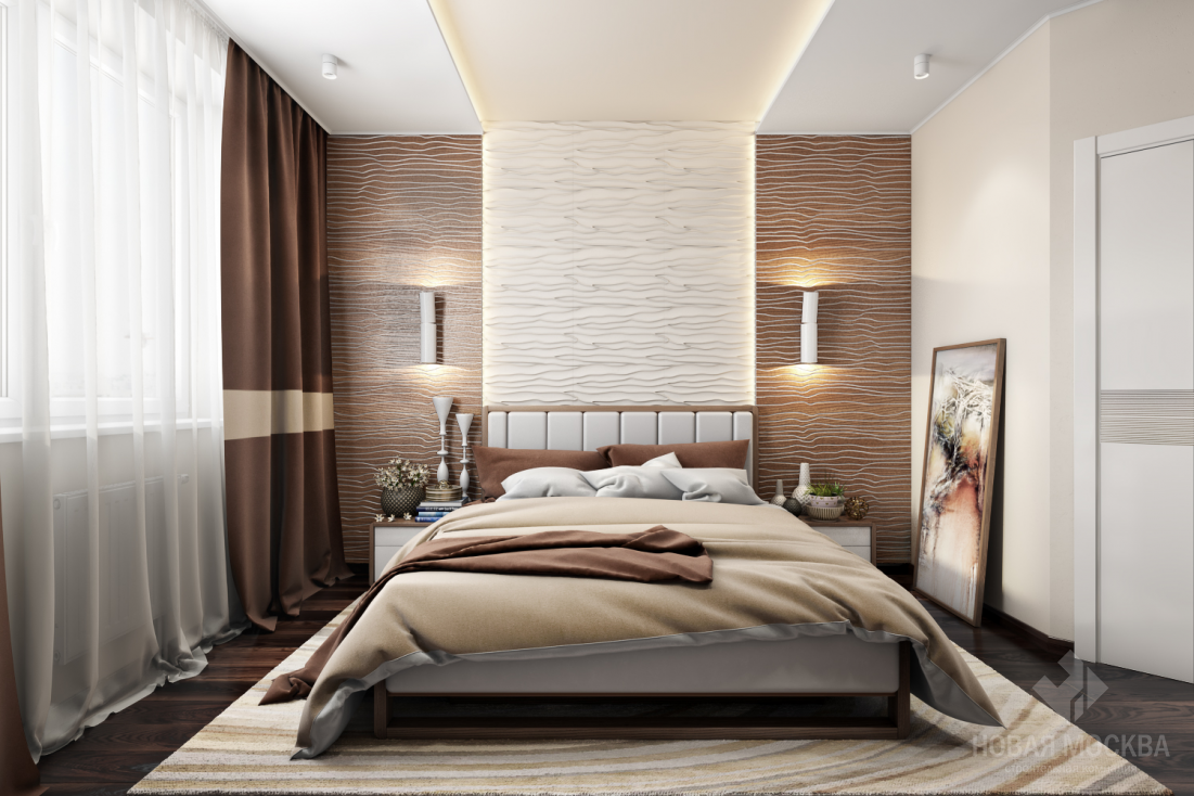 Дизайн спальни 2022 - идеи оформления интерьера, 80 фото