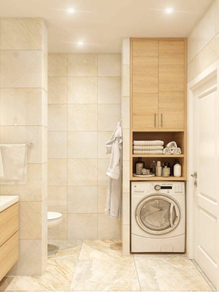 Шкаф в ванную – варианты применения прямых и угловых моделей (110 фото)