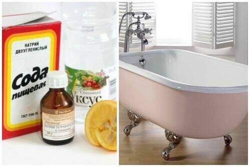 Как отбелить ванну в домашних условиях с помощью соды и других средств: чем мыть и чем можно отбелить ванну - как отбелить старую ванну