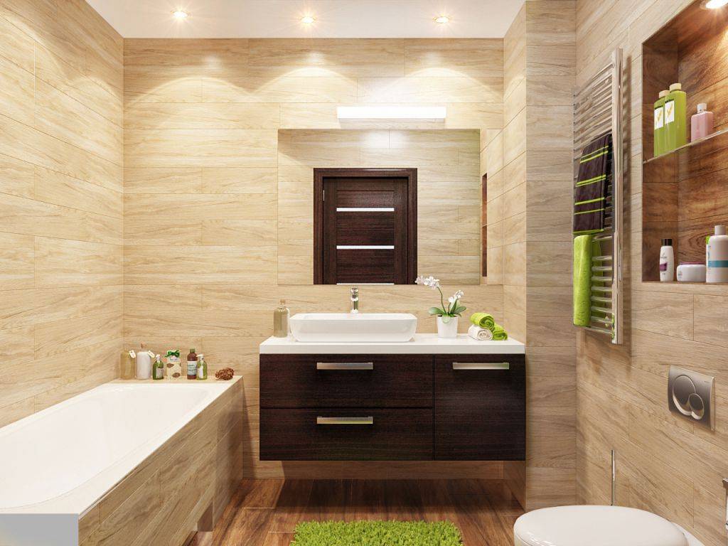Дизайн ванной комнаты: плитка под дерево. как правильно выбрать плитку под дерево для отделки ванной