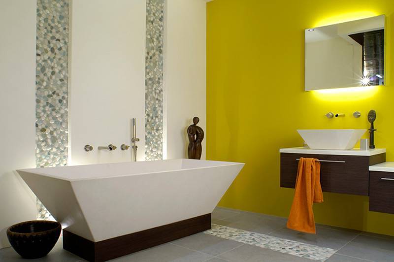 Какой цвет подобрать для ванной комнаты: фото интерьеров