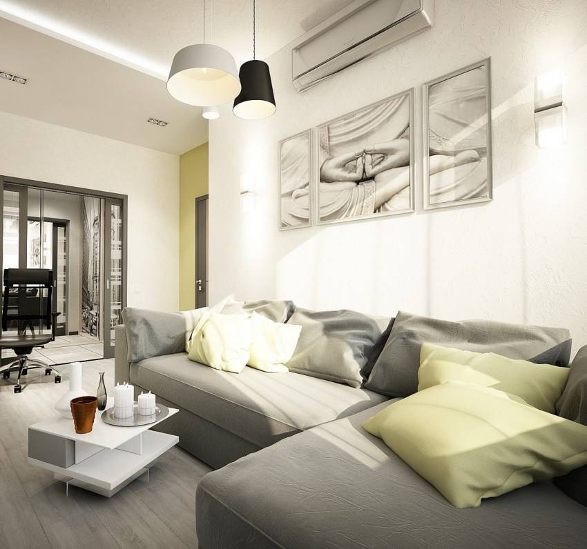 Дизайн двухкомнатной квартиры — фото современных проектов