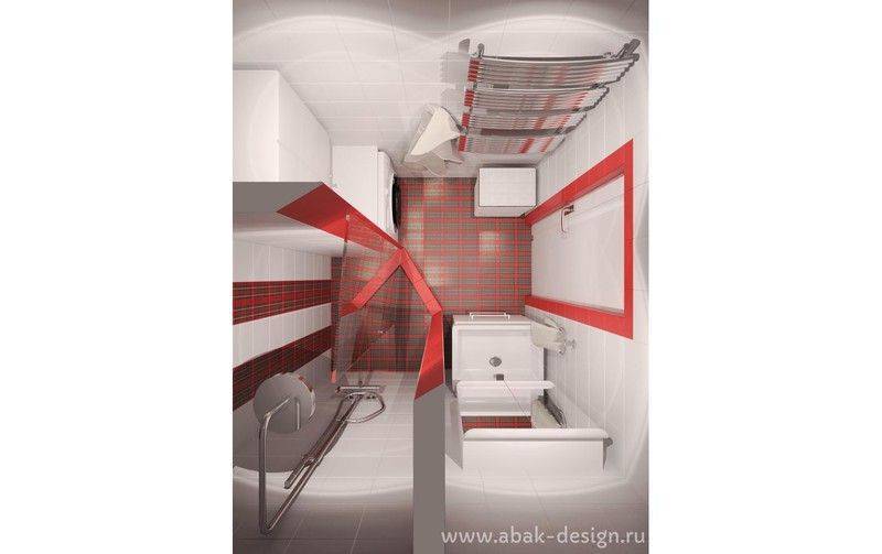 Дизайн и размер ванной комнаты в п44т. варианты перепланировки и оформления