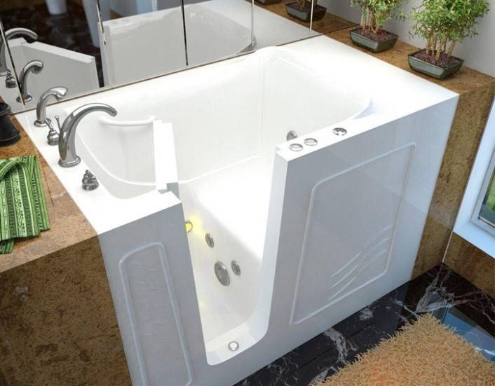 Виды сидячих ванн для маленьких ванных комнат, обзор моделей