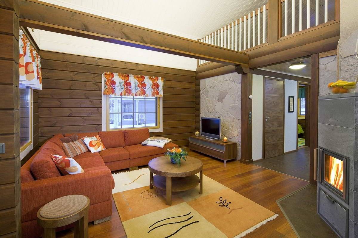 Внутренняя отделка деревянного дома: особенности интерьеров в разных стилях