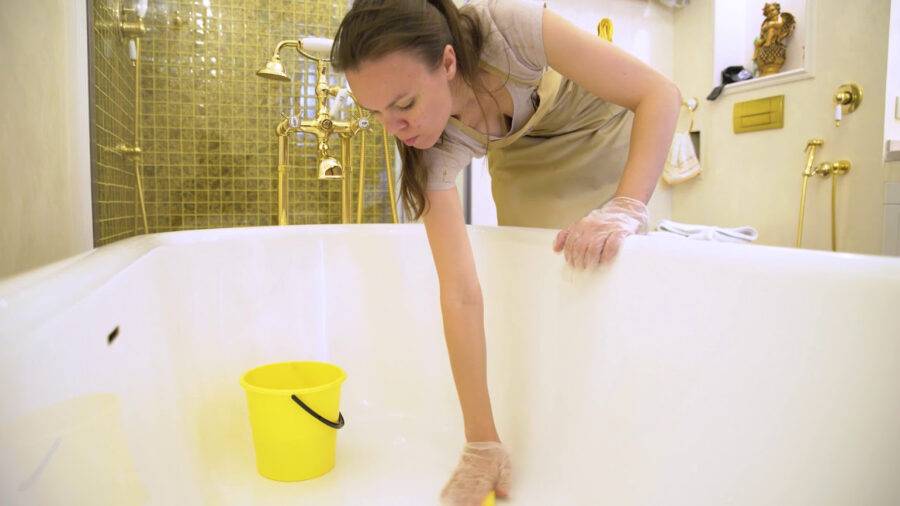 Как очистить ванну от желтизны: обзор популярных народных средств и профессиональной химии для акриловых и эмалированных поверхностей