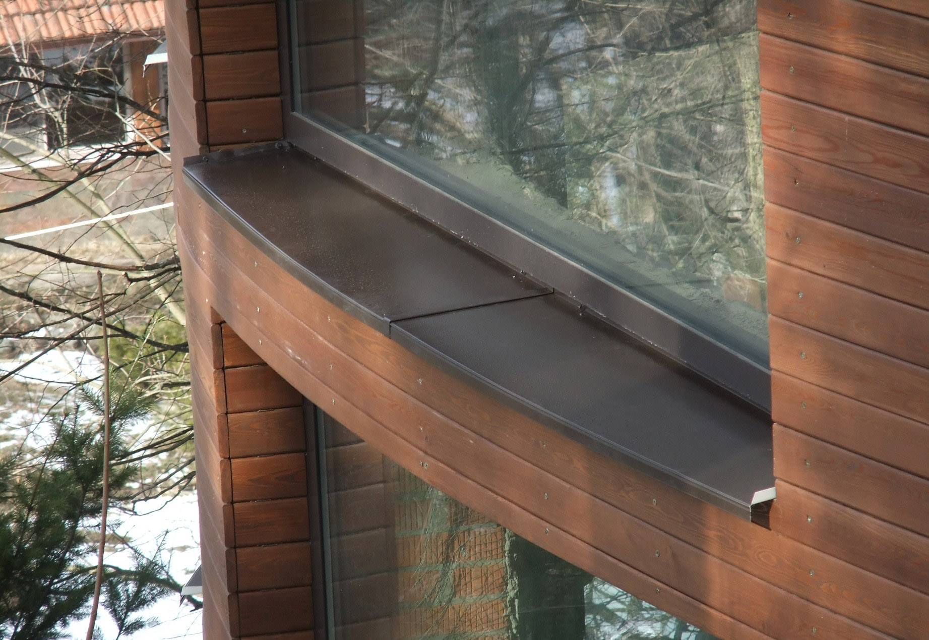 Отливы на деревянные окна – виды и установка | окно у дома