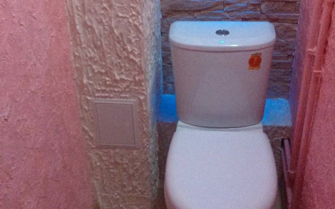 Ремонт в туалете  выбор обоев и правила наклеивания