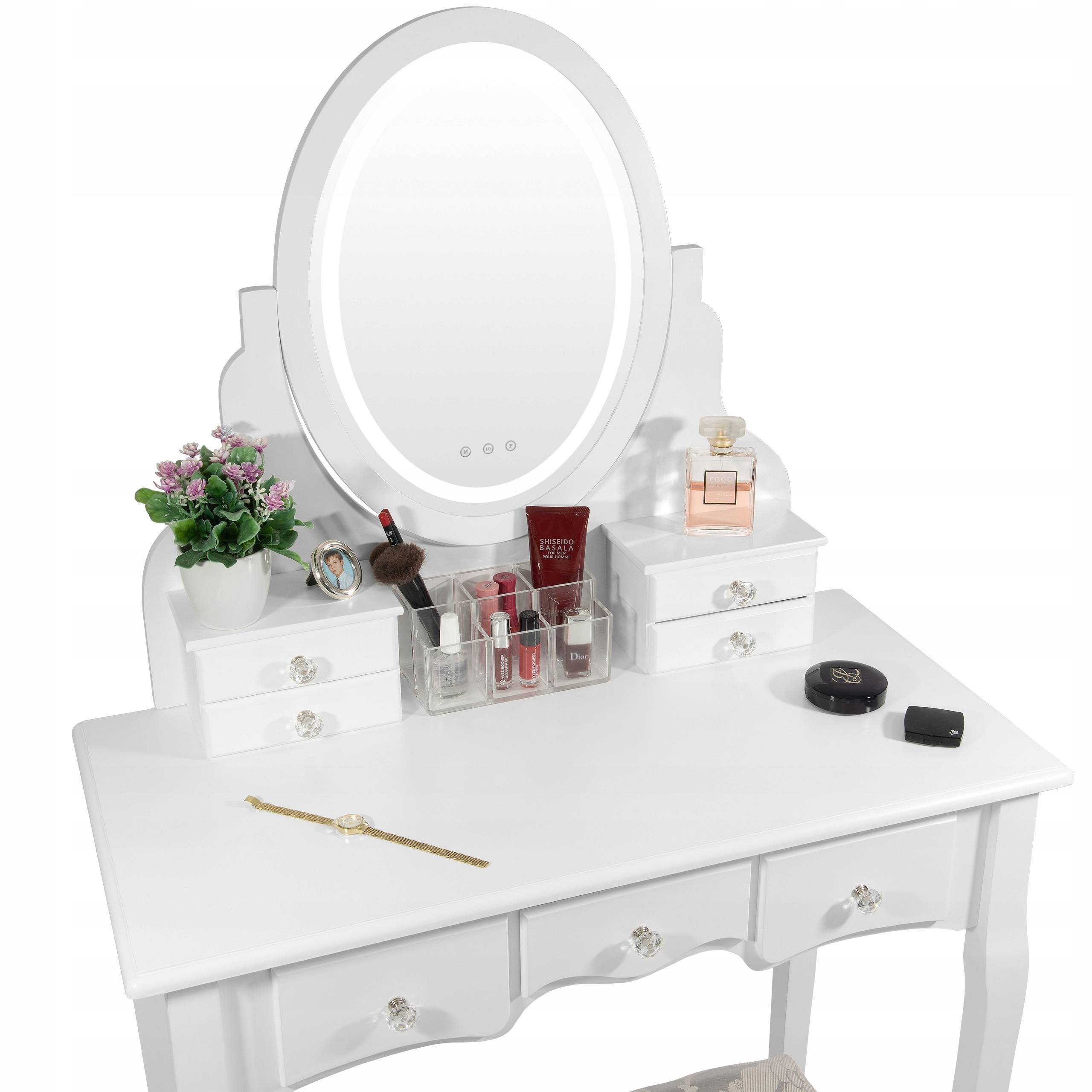 Туалетный столик: современные конструкции и обзор мебели высокого качества (100 фото)