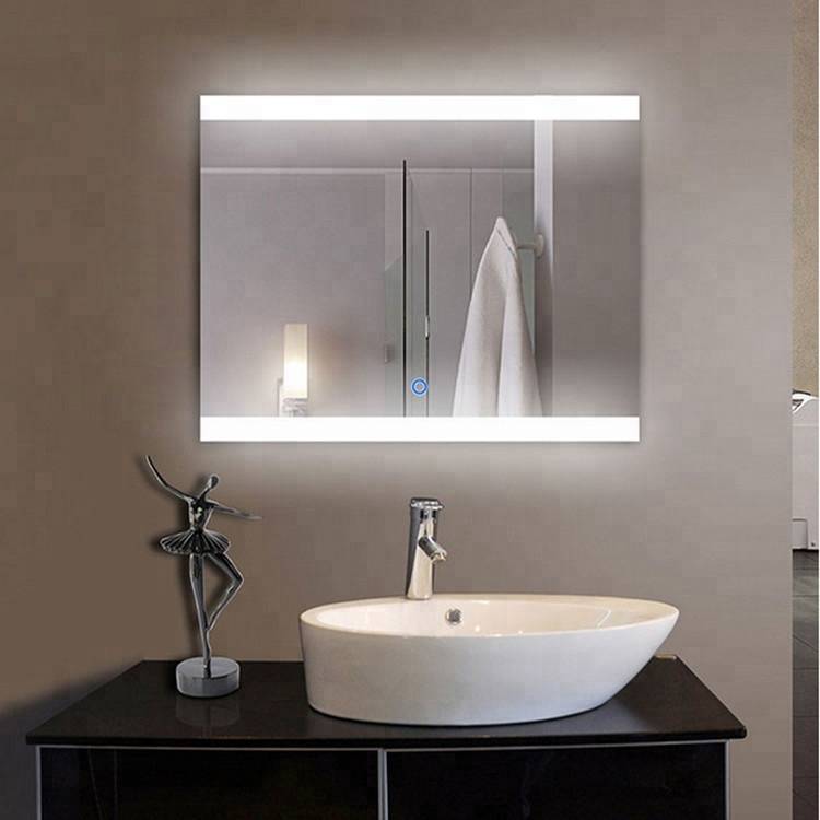 Зеркало для ванной комнаты с подсветкой: виды, зеркало шкаф, сенсорная подсветка, установка (+ фото)