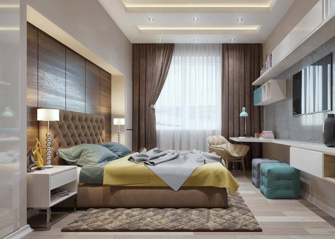 Планировка спальни — лучшие разработанные варианты дизайна (70 фото)