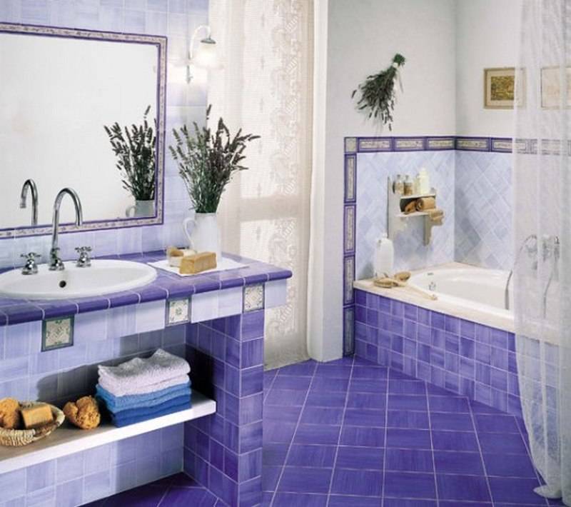 Какую плитку выбрать для ванной — матовую или глянцевую