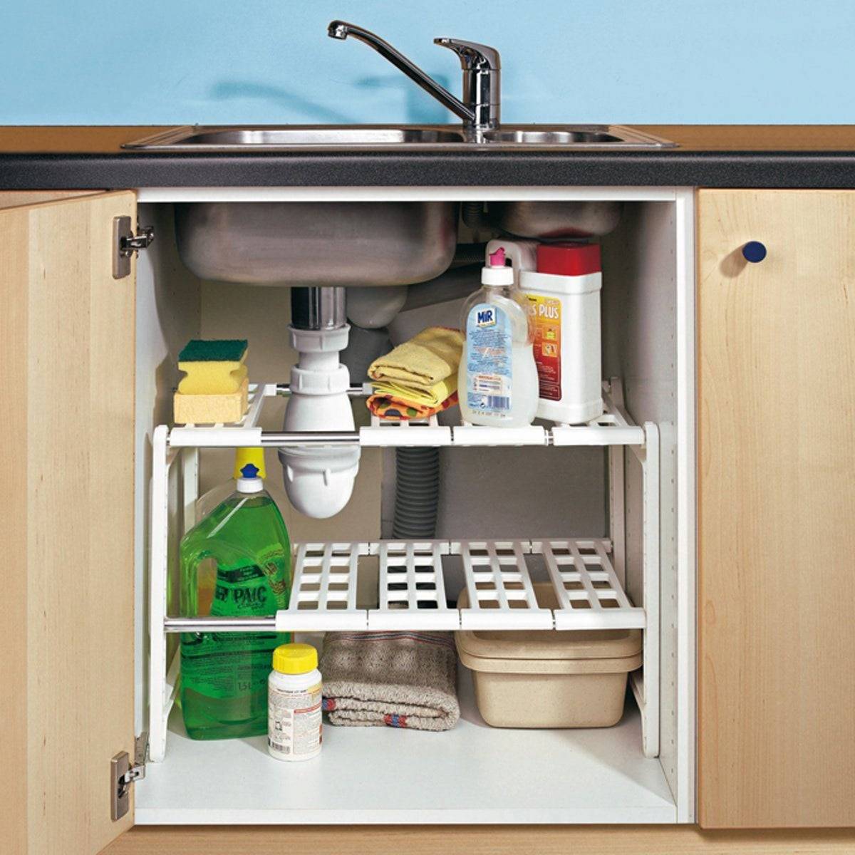 Хранение под раковиной на кухне - система организации пространства
хранение под раковиной на кухне - система организации пространства