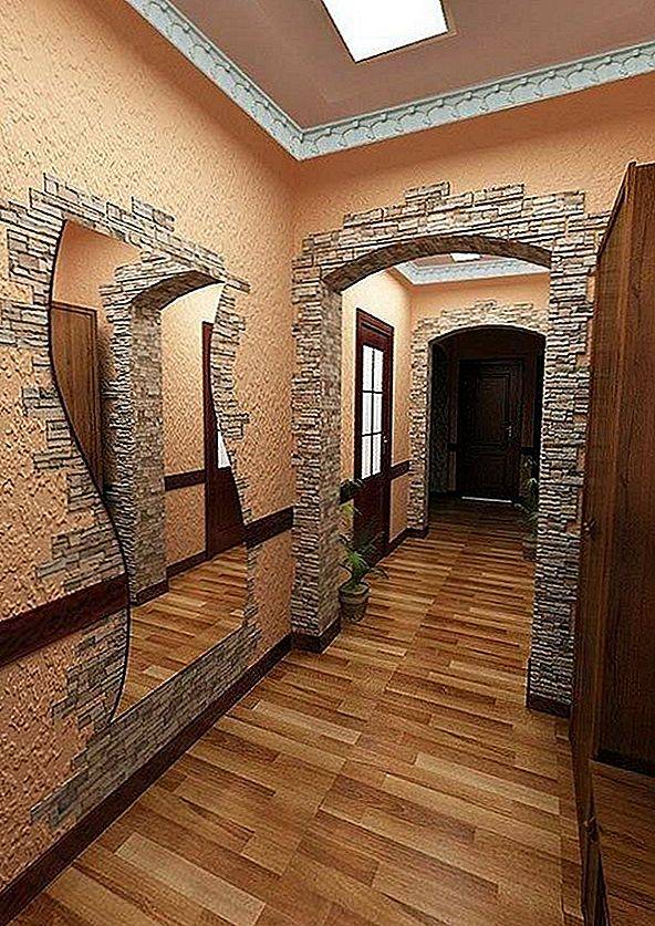Дизайн интерьера с аркой из гипсокартона: 50 примеров с фото