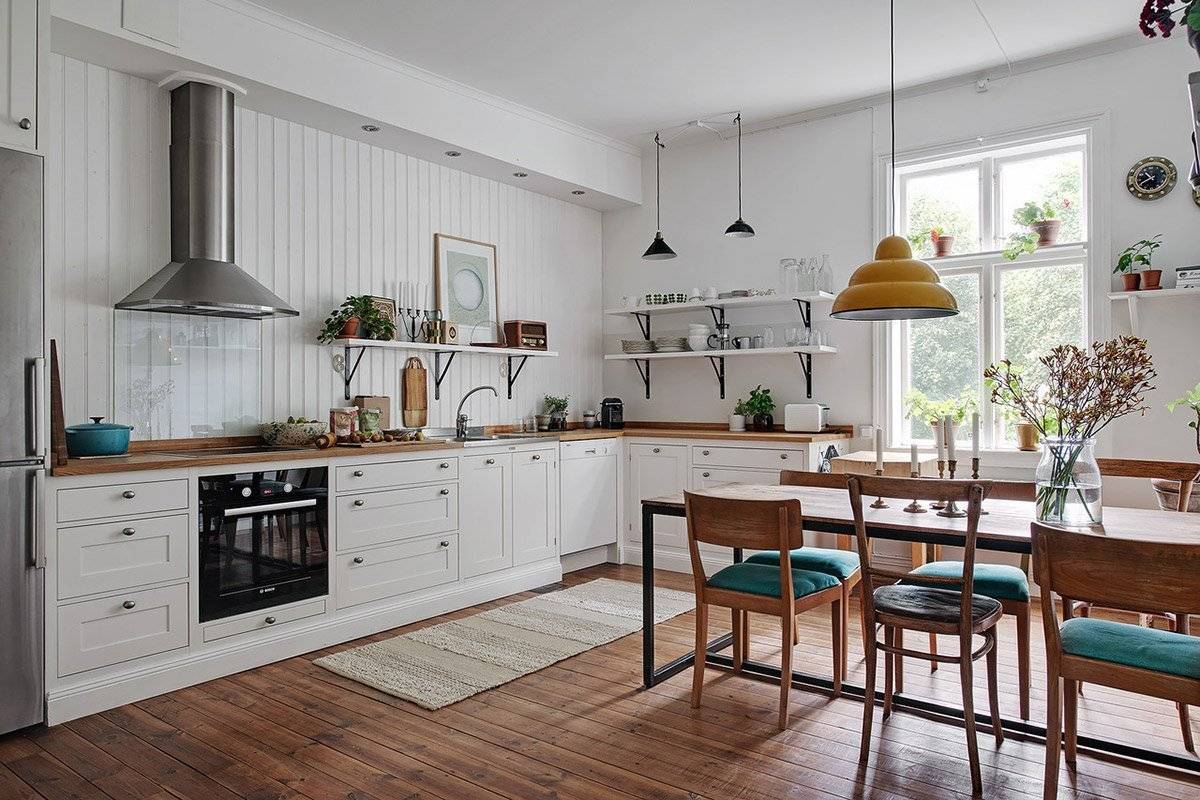 100+ фото интерьера кухни в скандинавском стиле 2022 года