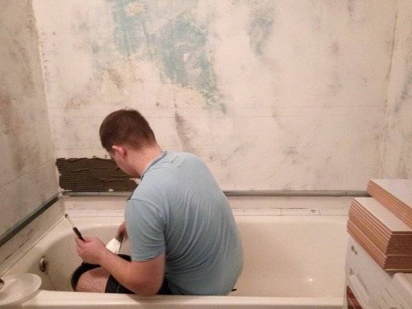 Последовательность ремонта в ванной комнате: этапы