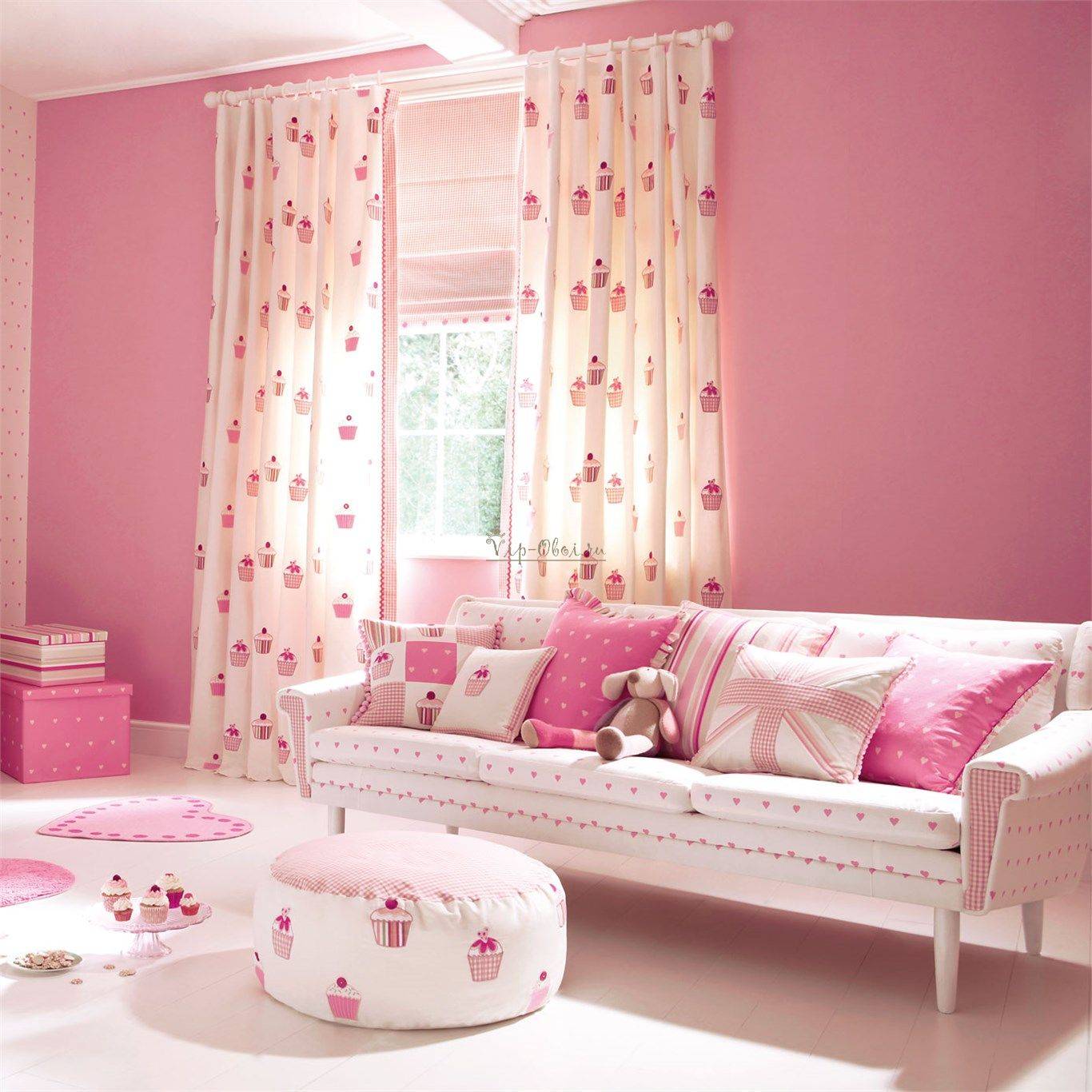 Как создать интерьер детской комнаты для девочки в розовых оттенках