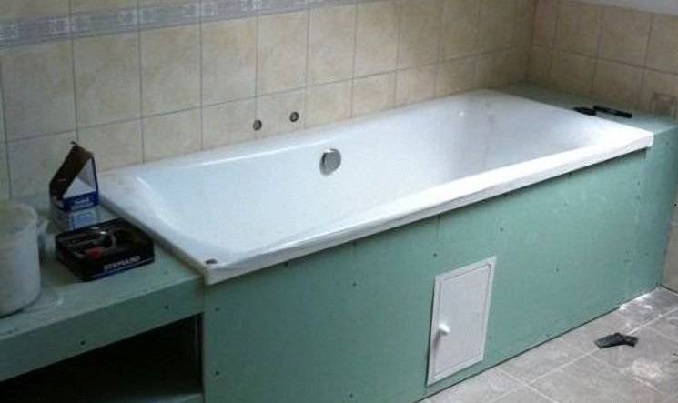 Можно ли выравнивать стены в ванной гипсокартоном под плитку