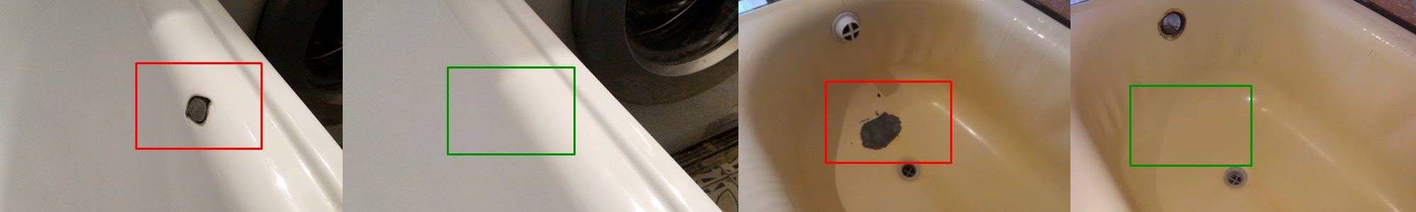 Чем заделать скол эмали в ванной в домашних условиях