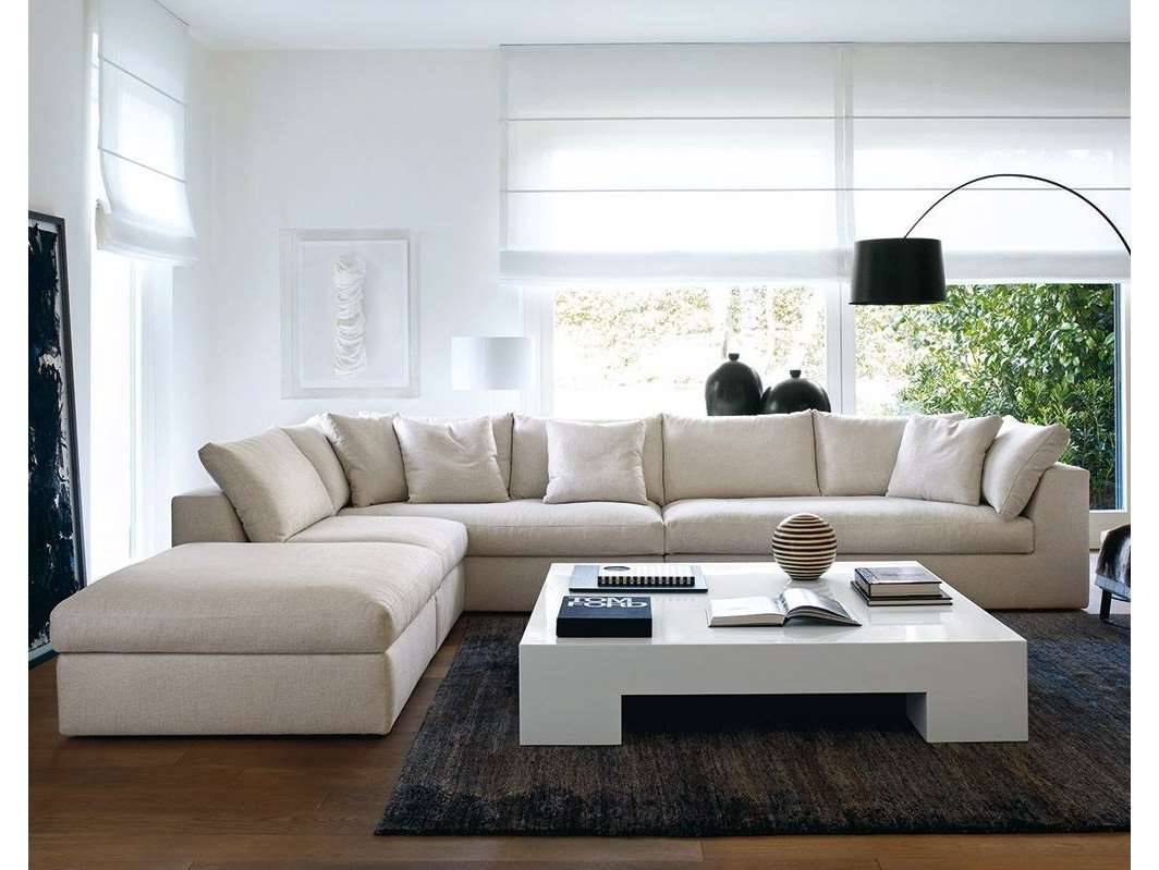 Угловой диван в гостиную - интересные виды моделей и особенности их применения