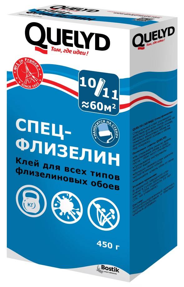 Quelyd клей обойный "спец-флизелин" 0.3 кг