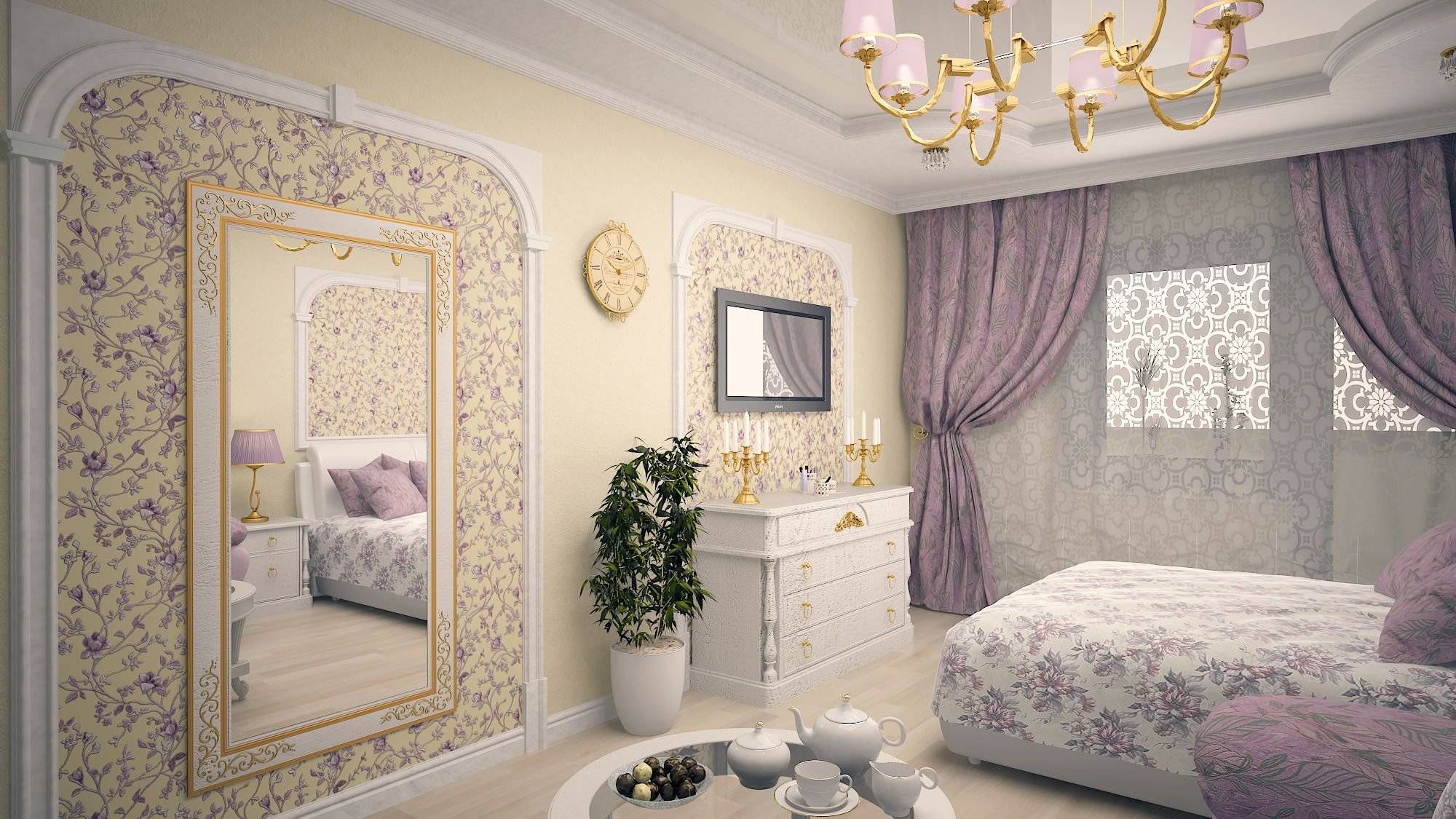 Спальня в стиле прованс: фото интерьер своими руками