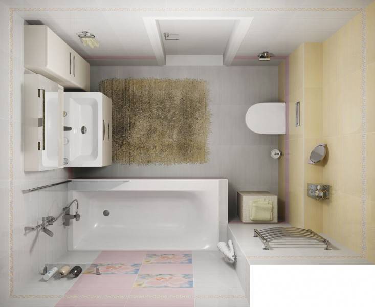 Ванная комната 4 кв метра: фото дизайна - ремонт квартир фото