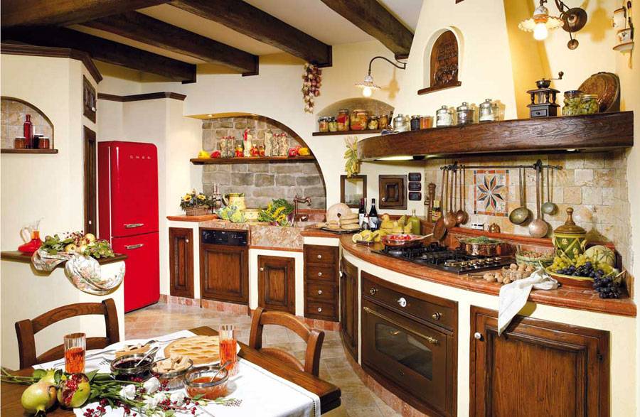 Кухня в средиземноморском стиле, как воплотить в интерьере с фото