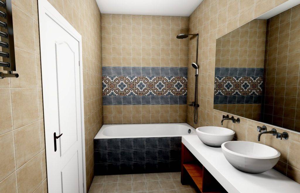 Варианты раскладки плитки в ванной (54 фото): примеры сочетания раскладки, сколько нужно для выкладки