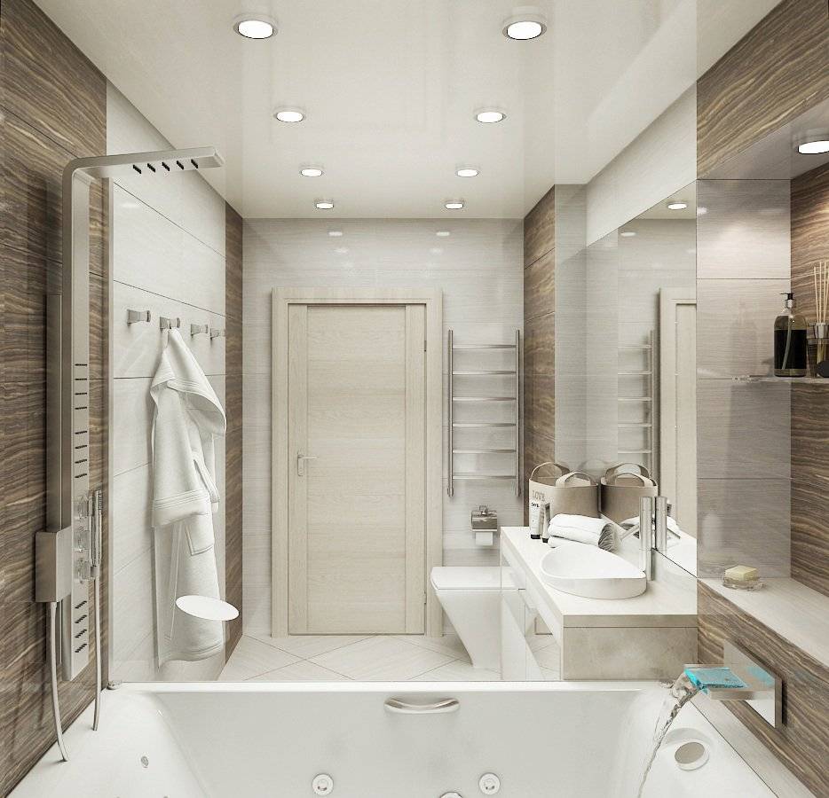 Дизайн ванной комнаты 3 кв. м. - 64 фото красивого интерьера в стиле минимализм