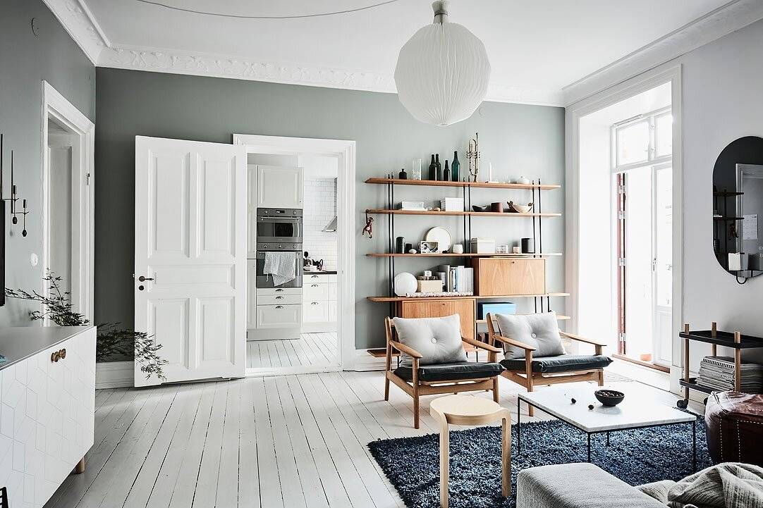 Скандинавский стиль в интерьере квартиры и дома, фото
