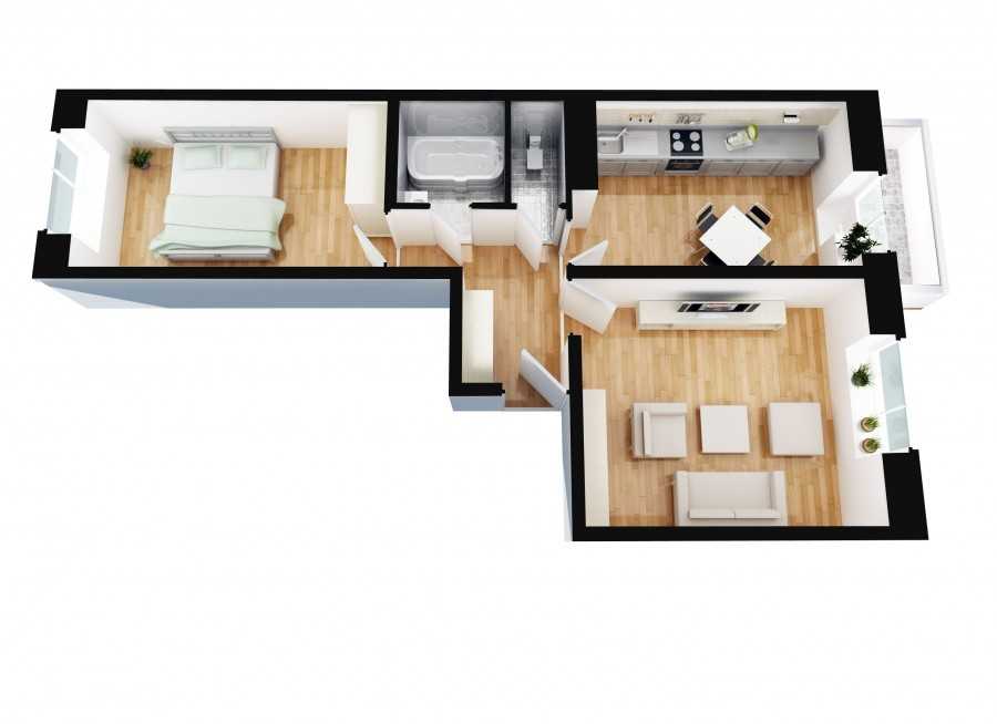 2021 ᐈ ???? (+70 фото) схемы и фото планировок 2х комнатных квартир удачные решения